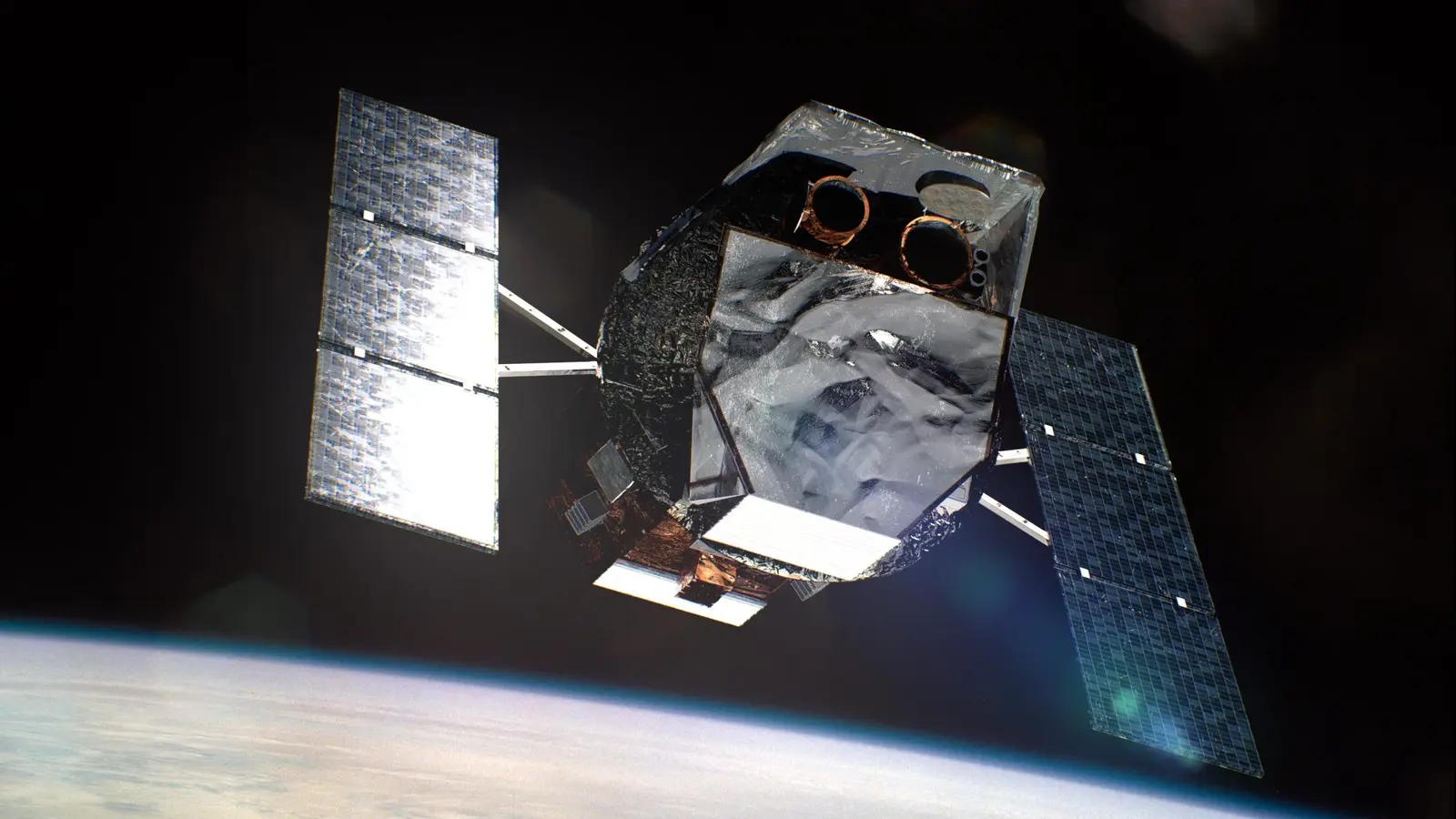Neil Gehrels Swift observatorija: lenktynės su atmosfera
