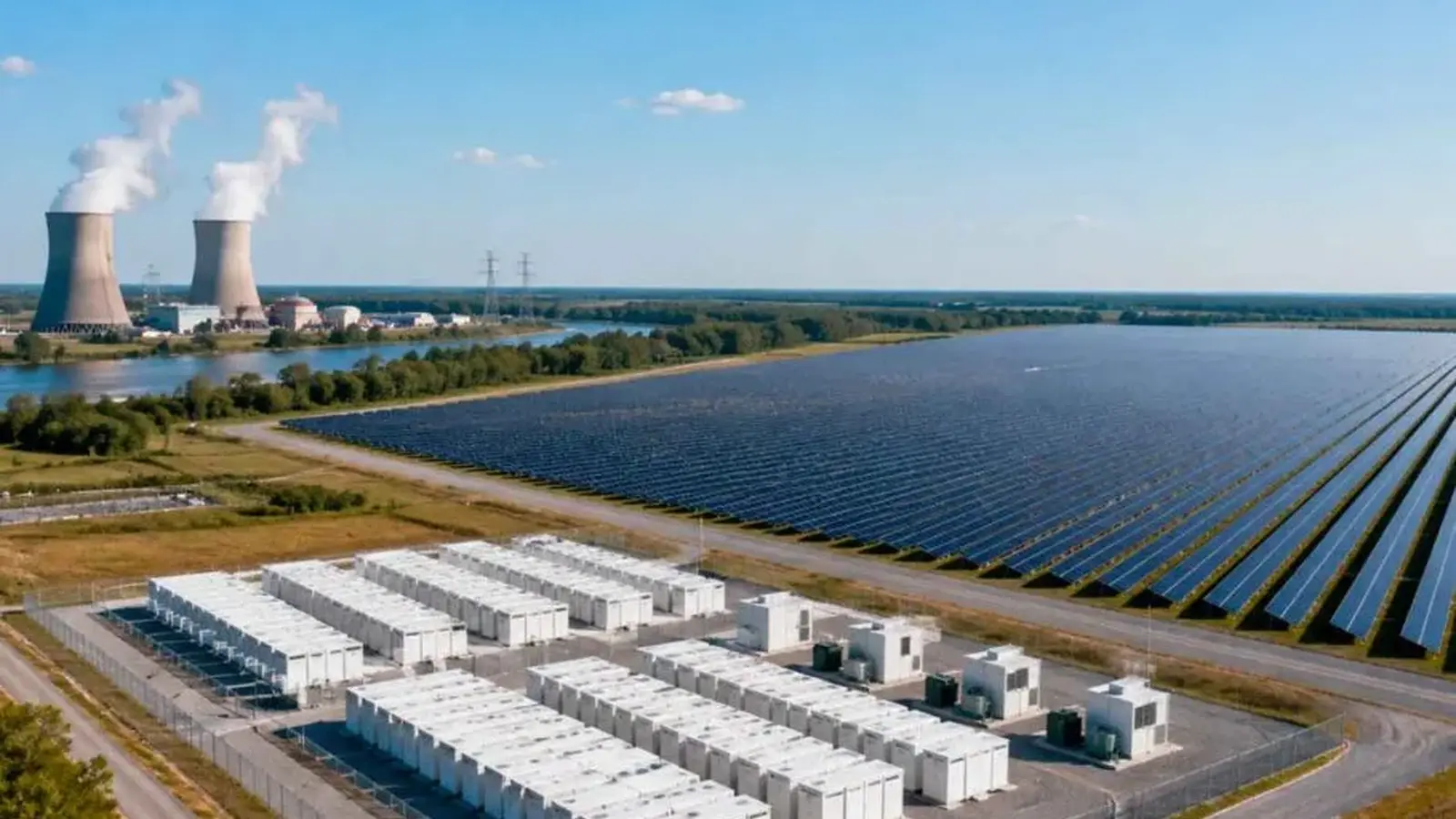 Saulės energija 2025 metais aplenkė branduolinę galią