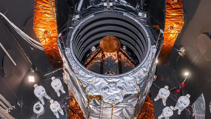 NASA Roman teleskopo pirmieji šviesos vaizdai erdvėje NASA Roman teleskopo pirmieji šviesos vaizdai erdvėje