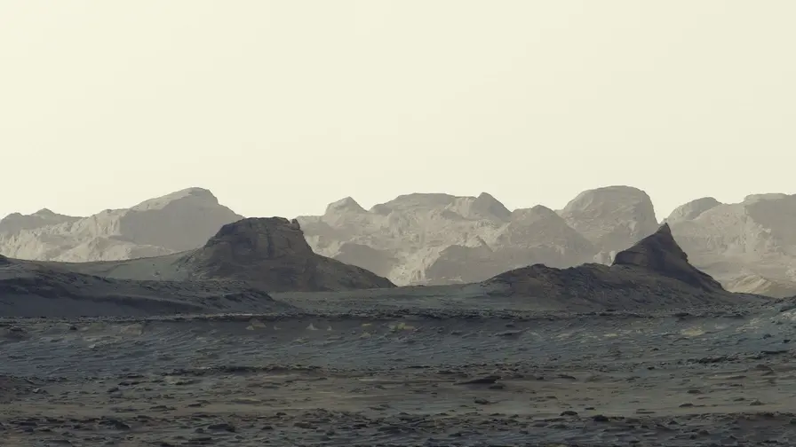 Marso yardangai ant Šarpo kalno: Curiosity tyrimų atradimai